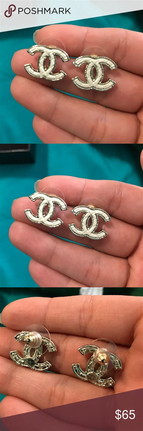 chanel clip earrings replica|chanel look alike earrings.